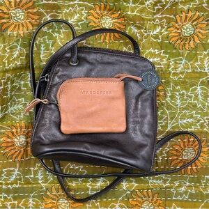Bundle: Elegant Latico Leather Crossbody Bag + Wanderers Coin Purse